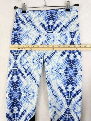 Victorias Secret Sport Leggings Small Knockout Crop Blue Workout Gym Victoria