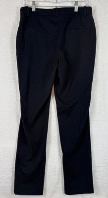 HM Dress Pants Women 8 Navy Blue Slim Ankle