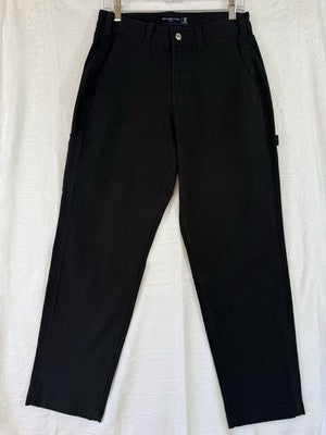 Abercrombie Fitch Loose Jeans Men 29x30 Utility Denim Black