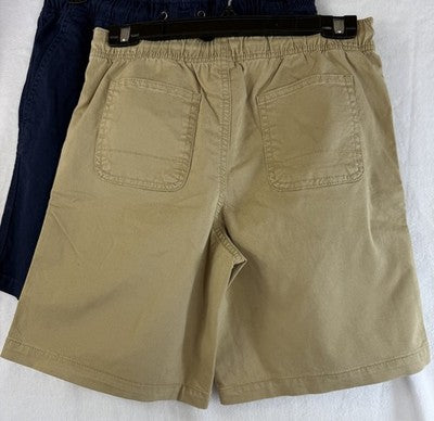 Gap Kids Shorts Lot XXL 14/16 Boys Blue Tan Relaxed Easy Pull On 6.5” New NWT