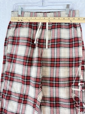 American Eagle Flannel Pajama Pants Small Mens Lounge Pants Red Plaid PJ Sleep