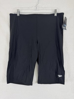 Speedo Powerflex Eco Jammer Black 38 Mens Swim Swimsuit New NWT