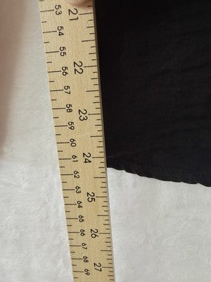 Habitat Clothes To Live In XL Cropped Pants Black Artsy Art To Wear Womens