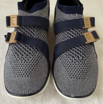 Nike Air Sock Racer Ultra Flyknit 8.5 Womens Sneakers Shoes Slip On Blue