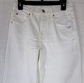 Gap High Rise Stride Ankle Jeans 27 4 Petite White Denim Womens New NWT