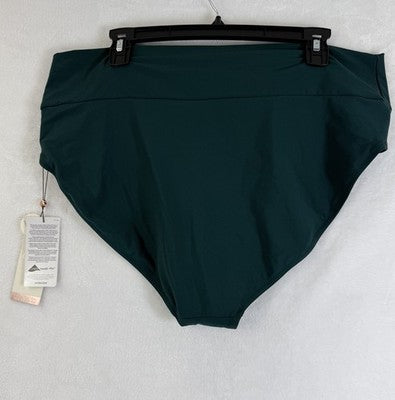Calia Swim Bottom XXL Womens Sea Green Core Mid Rise Bikini Swimwear New NWT