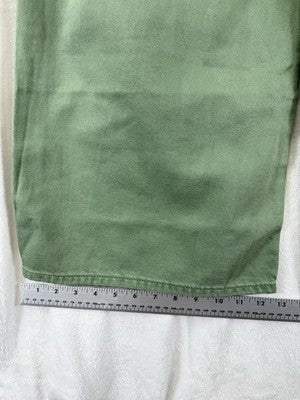 Gap Mid Rise Ultrasoft Baggy Jeans Green 6 Petite 28 Womens Wide Leg New NWT