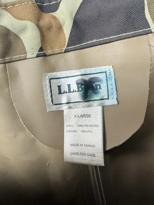 LL Bean XL Duck Hunting Pants Waterproof Camo Mens