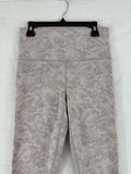 Athleta Elation Textured Tight Small Pink Floral Womens Workout Stretch