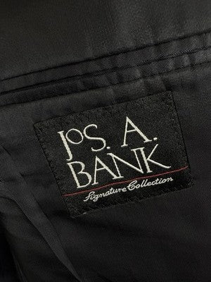 Jos A Bank Blazer 43r Wool Navy Blue Suit Jacket Mens 2 Signature Collection