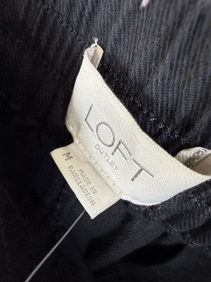 Ann Taylor Loft High Rise Jogger Pants Womens Medium Gray Pull On New NWT