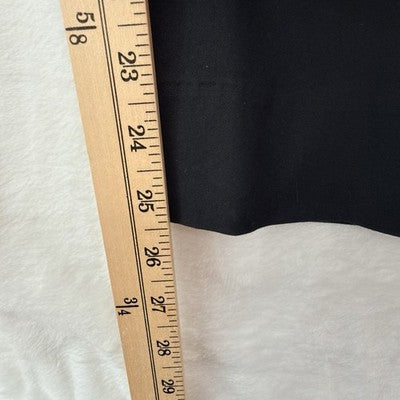 Talbots Perfect Crop Pants 16W Black Plus Size Womens Cotton Stretch Cropped