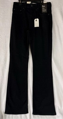 Levis 725 High Rise Bootcut 28 Jeans Womens Black 28x32 Levi’s New NWT