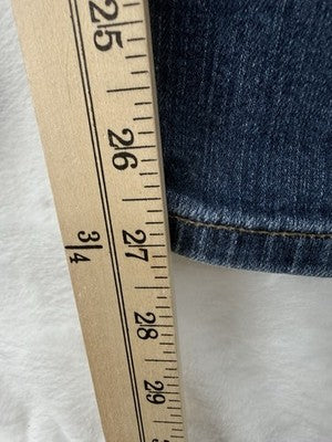 Banana Republic Girlfriend Jeans 29 8 Mid Wash Mid Rise Blue Women Denim