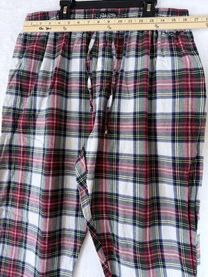 Polo Ralph Lauren XL Pajama Pants Red Plaid 100% Cotton Flannel Mens