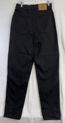 Vintage 80s Women Jeans 8 Moda Intl High Rise Mom Black Made In USA 100% Cotton