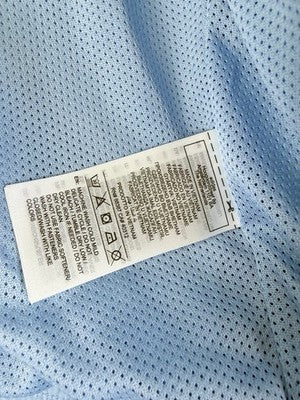 Adidas Originals Track Jacket Medium Ash Blue Black 3 Stripes Full Zip New NWT