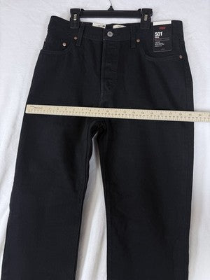Levis 501 ‘90s Jeans Women 29 Mid Rise Straight Leg Black 29x30 Levi’s New NWT