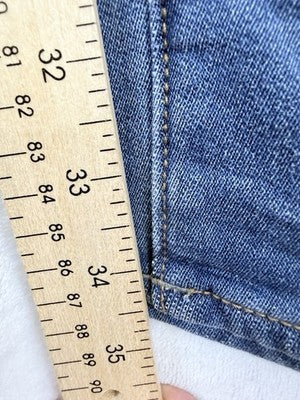 True Religion Geno Relaxed Slim Jeans 32 Mens 32x34 Blue Denim