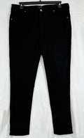 Universal Standard Jeans 16 Long 16L Black Skinny Mid Rise Tall Womens Denim