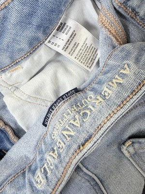 American Eagle Jeans 4 Womens Jeggings Light Blue Skinny