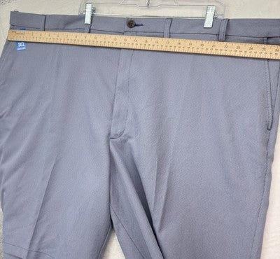 Haggar Cool 18 Pro Shorts 52 Blue Mens Big And Tall 10.5” New NWT
