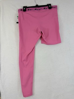 Aja Wilson Leggings XL Womens Asymmetric Mid Rise One Leg Basketball Pink New
