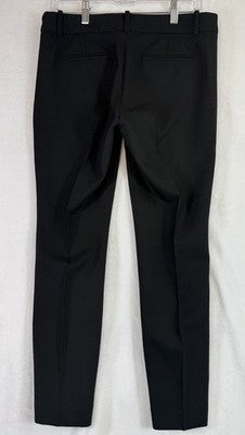 J Crew Minnie Pants 4 Black Wool Blend Stretch Womens