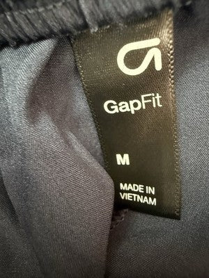 GapFit Tech Relaxed Easy Pants Medium Womens Blue Gap Fit Pull On Elastic Waist