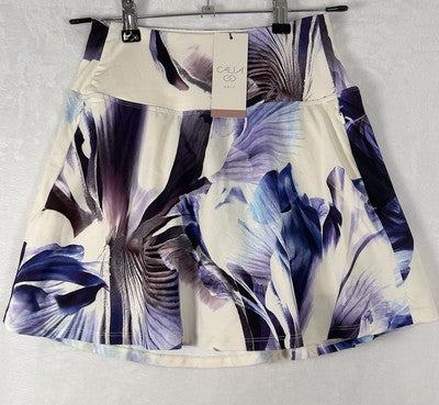Calia By Carrie Underwood Skort XS Purple Floral Skirt & Shorts Golf Tennis NEW