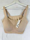 Uniqlo Airism Relax Wireless Bra XL Beige Womens New NWT