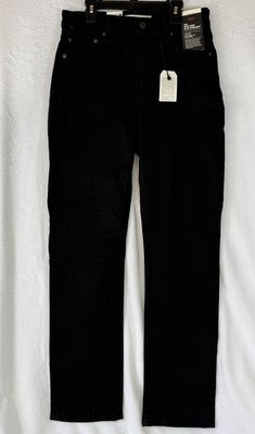Levis 724 High Rise Slim Straight 29 Womens Black 29x30 Levi’s New NWT