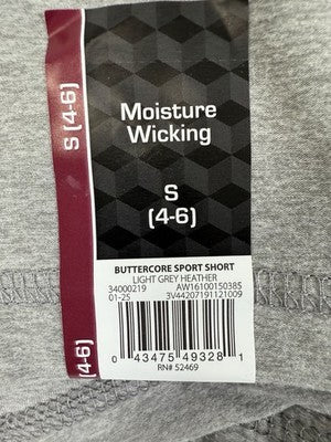 Athletic Works Shorts Small Women Buttercore Butter Core Gray Lot 2 Gym NEW