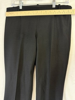 J Crew Minnie Pants 4 Black Wool Blend Stretch Womens