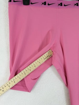 Aja Wilson Leggings XL Womens Asymmetric Mid Rise One Leg Basketball Pink New