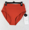 Calia Swim Bottom XS Red High Rise Wide Band Womens Tankini Swimwear New NWT