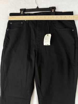 Levis 726 Flare Jeans 33 Women 33x34 Black Mid Rise Levi’s New NWT