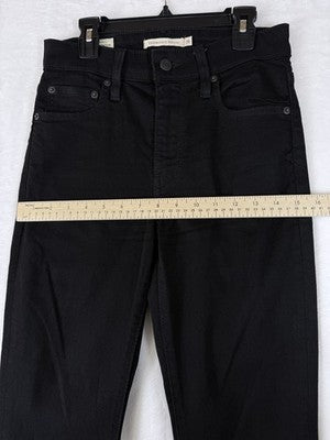 Levis 725 High Rise Bootcut 26 Jeans Womens Black 26x32 Levi’s Boot Cut