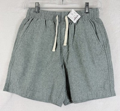 J Crew Shorts XS Mens 6” Drawstring Pull On Green Linen Cotton Pockets New NWT