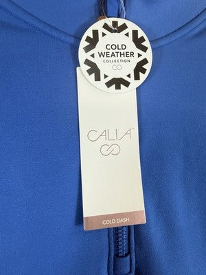 Calia 1/4 Zip Pullover XXL Blue Cold Weather Dash Womens New NWT