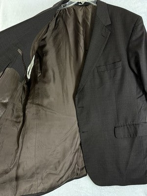 Jos A Bank Blazer 43r Wool Mens Brown Jacket Gordon Signature Collection