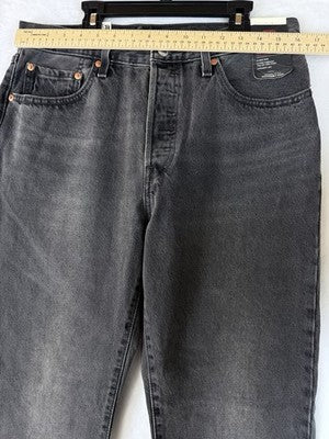 Levis 501 Jeans 31 Womens 31x30 Button Fly Black Levi’s High Rise New NWT