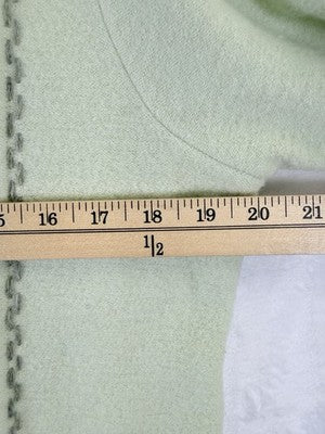 Sigrid Olsen Cardigan Sweater Medium 100% Wool Jacket Blazer Green Button Womens