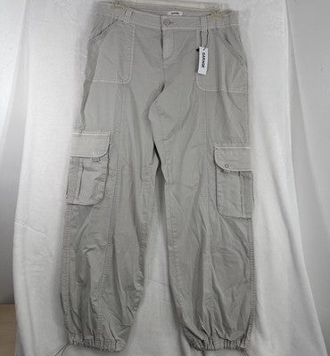 Garage Chicago Cargo Pants Size 15 Gray Low Rise Juniors Womens NWT Skater NEW