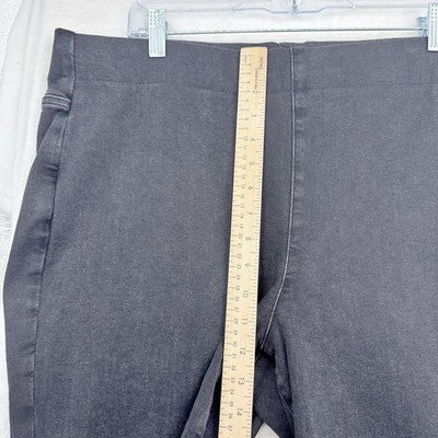 NYDJ Pull On Jeans 1X Gray Black Lot SanSpring Denim Lift Tuck Plus Size Womens