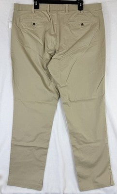 Gap Khaki Pants Men 40x32 Performance Straight Leg Tan Beige New NWT
