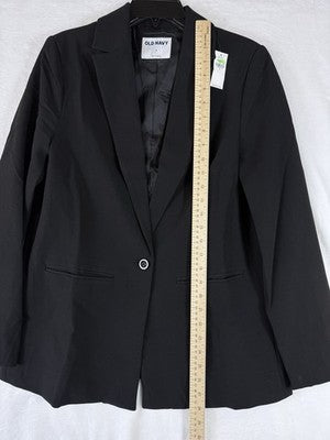 Old Navy Blazer Women Small Black Jacket Classic Stretch New NWT