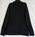 WinterSilks Base Layer XL Mens Black 100% Silk Mock Neck Long Sleeve Ski