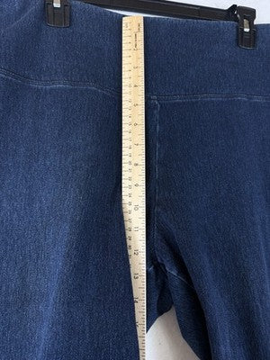 Women With Control Pants XL Pull On Navy Blue Prime Stretch Slimming