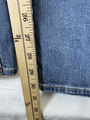 Gap True Skinny High Rise Jeans 31 12 Long Womens Blue Denim